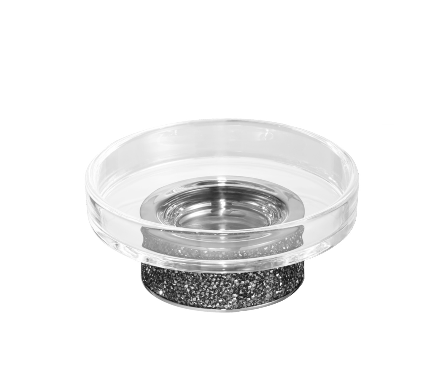 Decor_Walther_Rocks_Seifenschale_0934000_Chrome Decor Walther ROCKS Seifenschale chrom