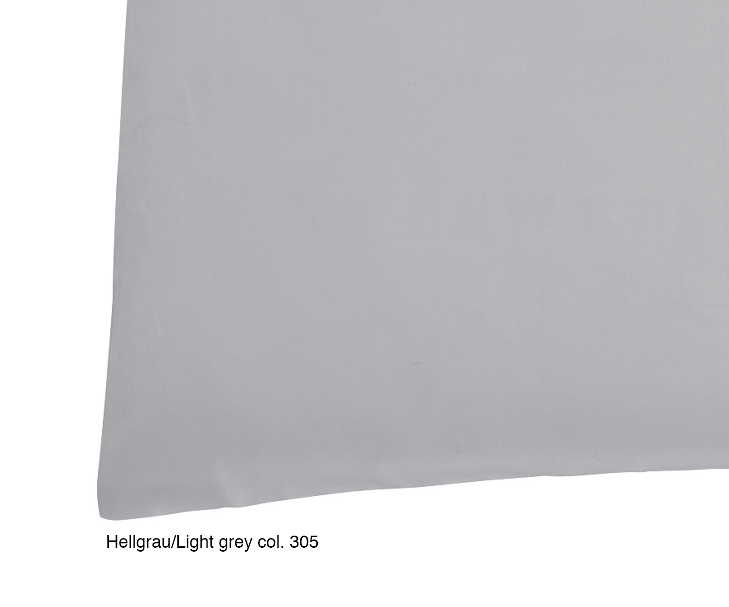 Fischbacher-Spannbettlaken-305-hellgrau Sábana bajera PERCAL UNI de Fischbacher col. 305 light grey