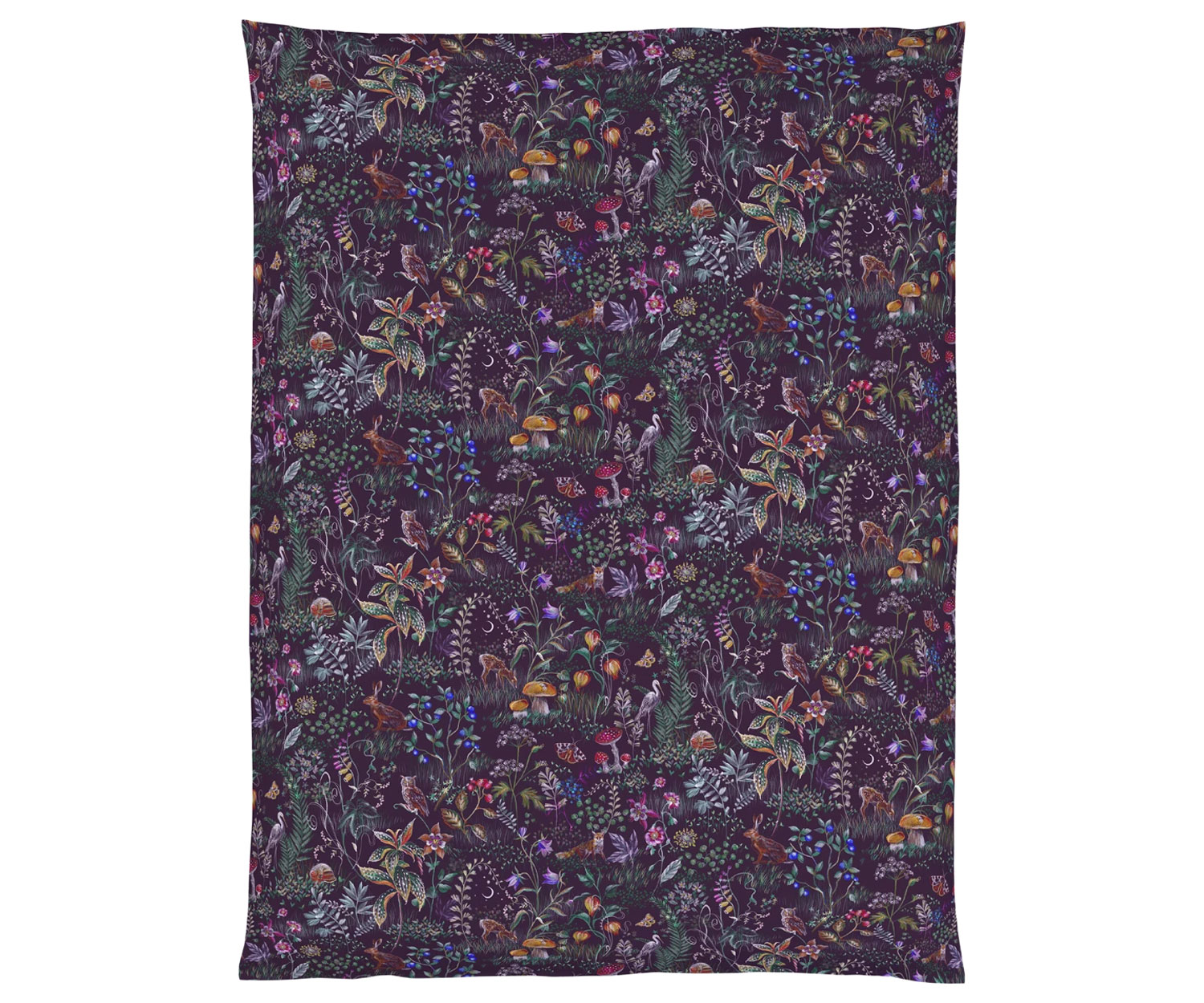 Fischbacher Ropa de cama MAGIC FOREST de satén 