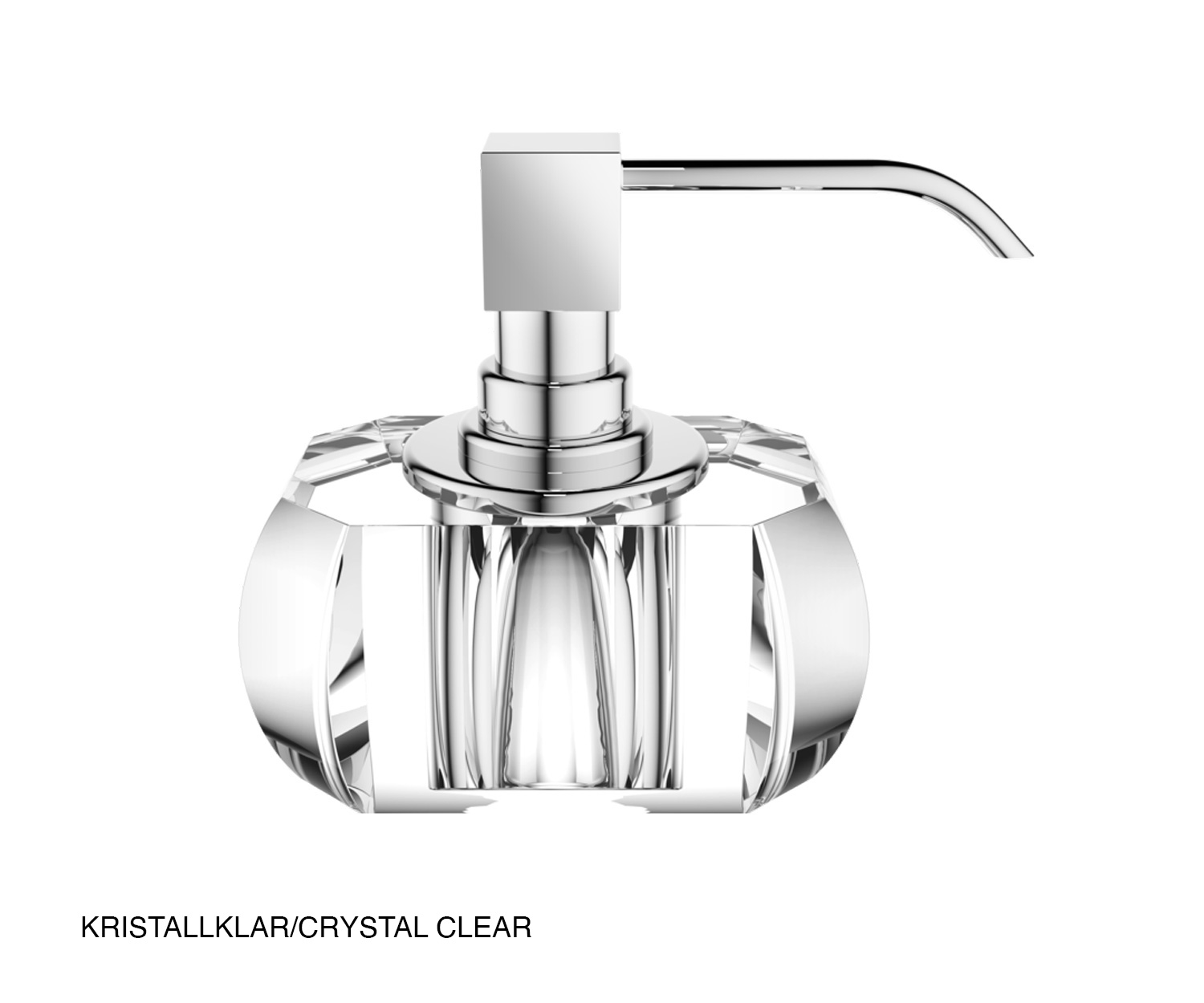Decor Walther KRISTALL soap dispenser crystal clear/chrome