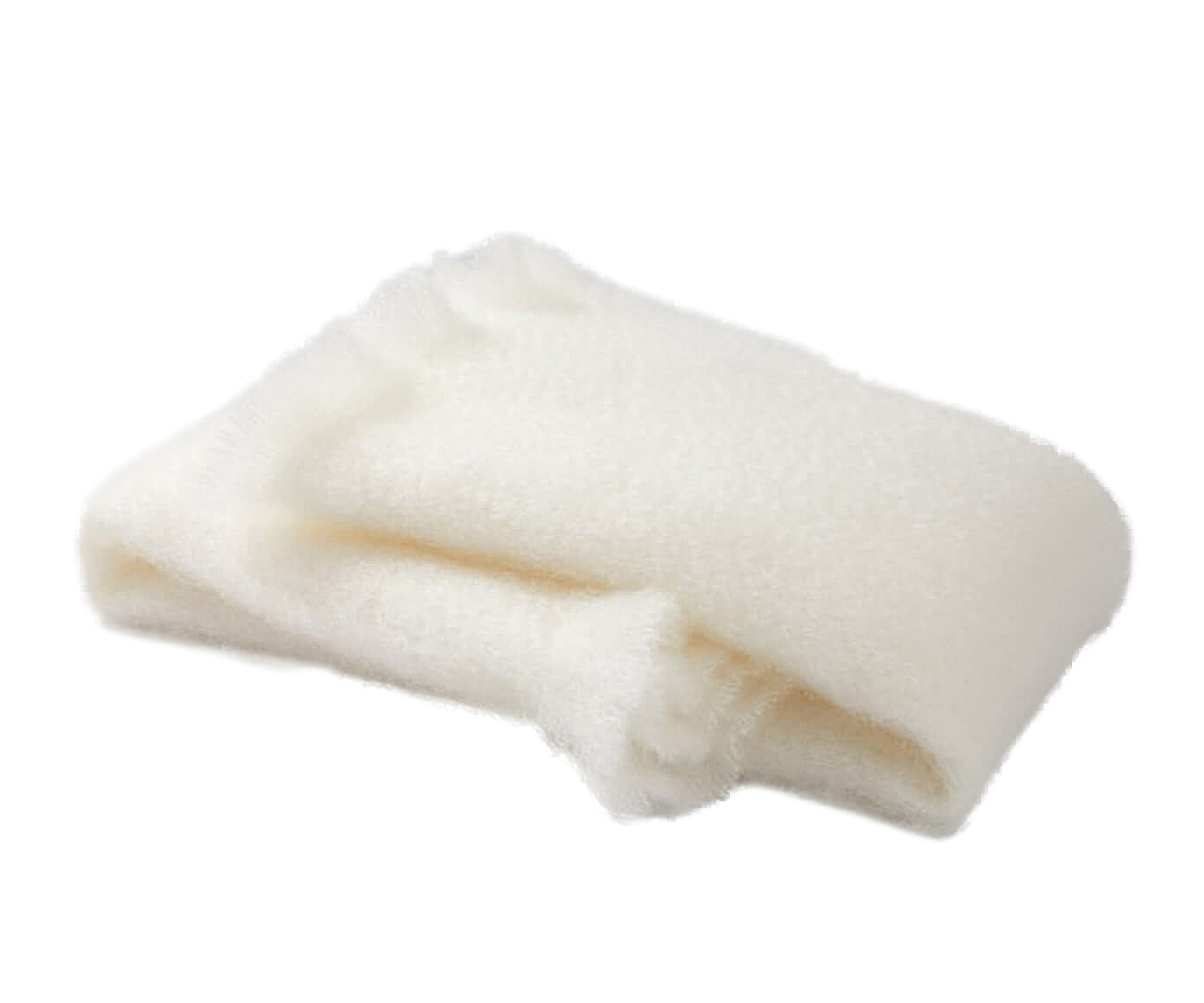 Manta MOHAIR UNI de Marc Leopold col. white 