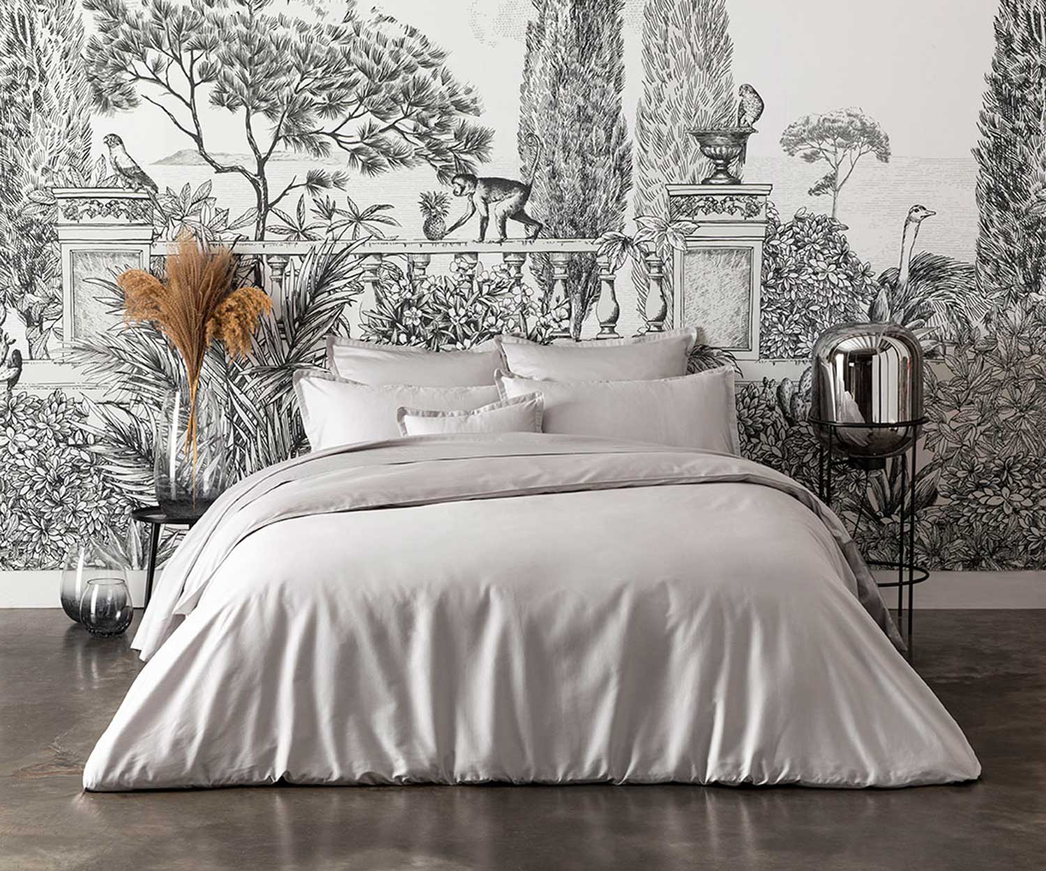 Alexandre_Turpault_Bettwaesche_TEOPHILE_argent_Lifesyle Alexandre Turpault Bettwäsche TEOPHILE ARGENT