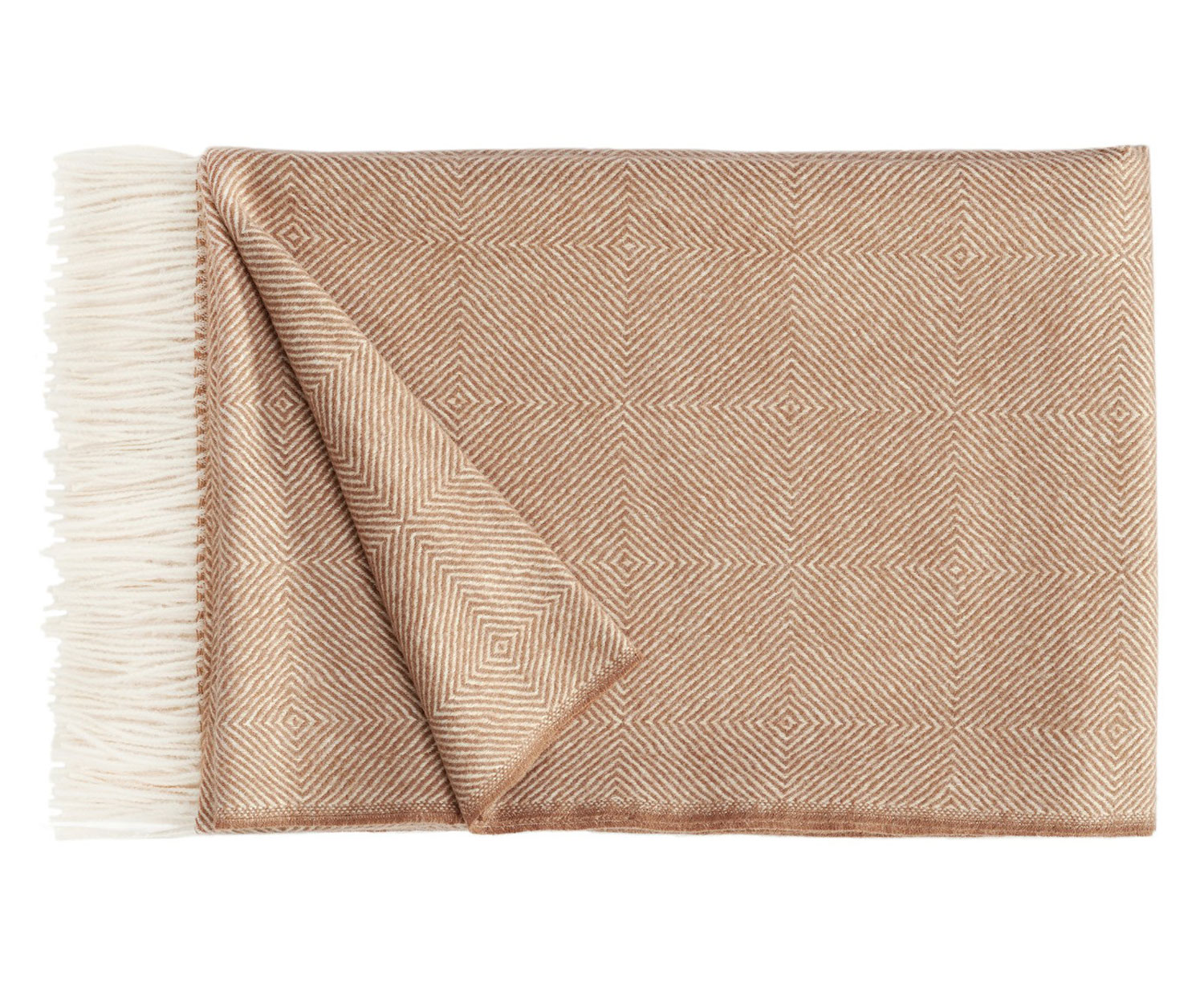 Plaid NOBLE CAMEL de Fischbacher - Alpaca