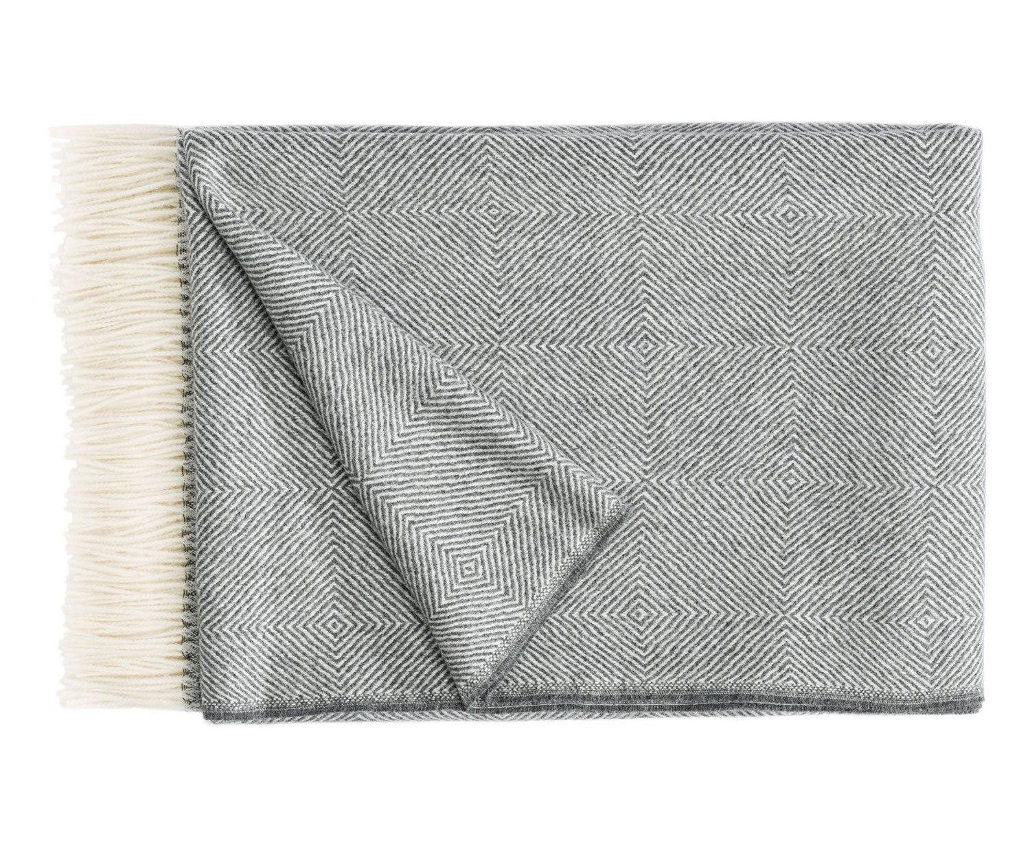 Noble-grau Fischbacher Plaid NOBLE GREY