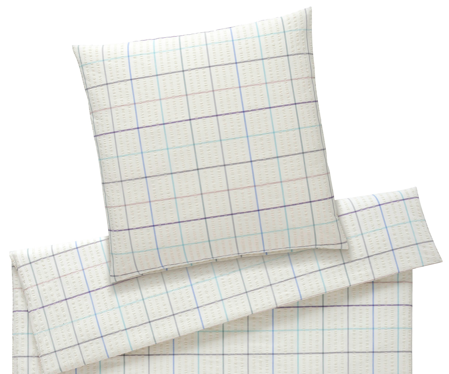 Elegante-Trondheim-7105-2 Elegante Trondheim Bettwäsche Multi-Blau - Seersucker