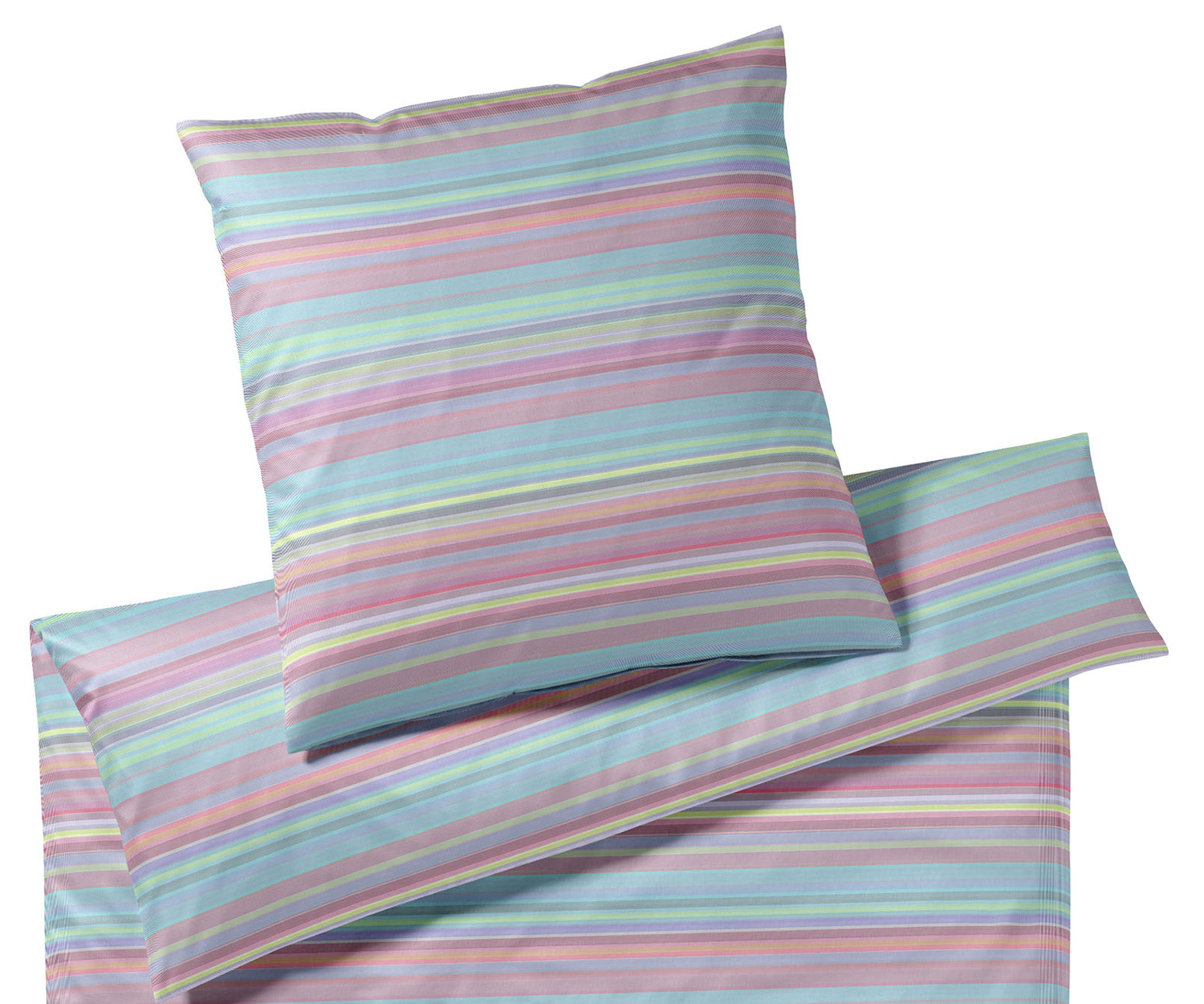 2435-1-lilac Elegante FACET ropa de cama lila rosa a rayas