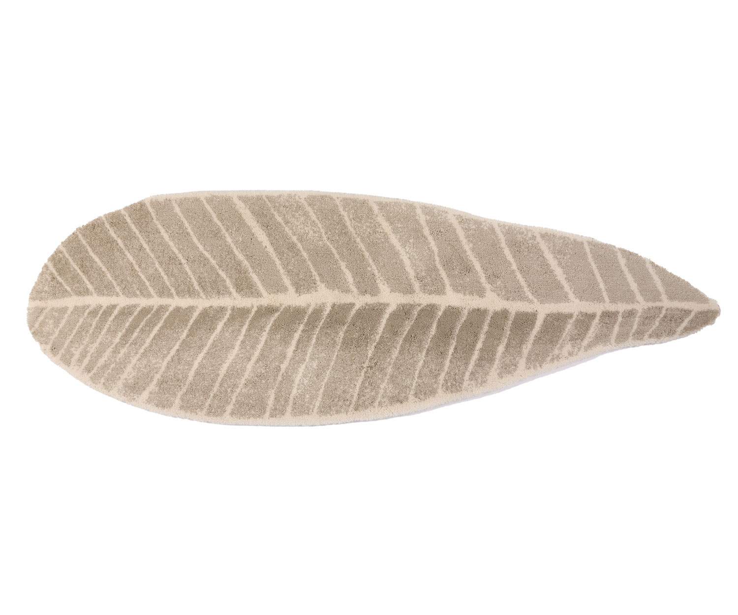 Abyss bath rug FEUILLE col. 770 linen