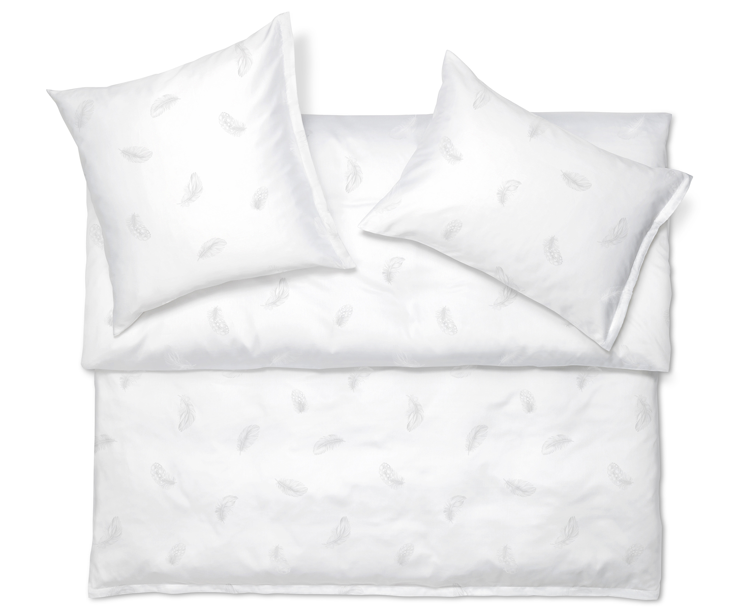 SB_Marcleopold_Satin_Exquisit_Plume_Blanc Schlossberg Bed Linen PLUME - Satin Exquisit