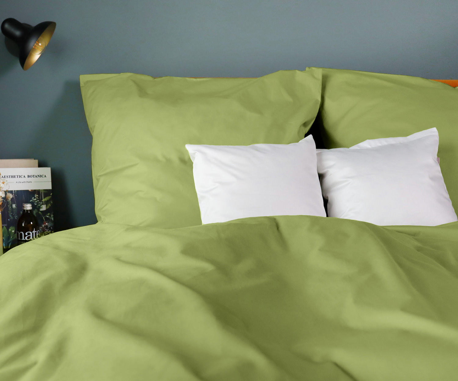 Ropa de cama ORGANIC PERCAL UNI de Momm - green