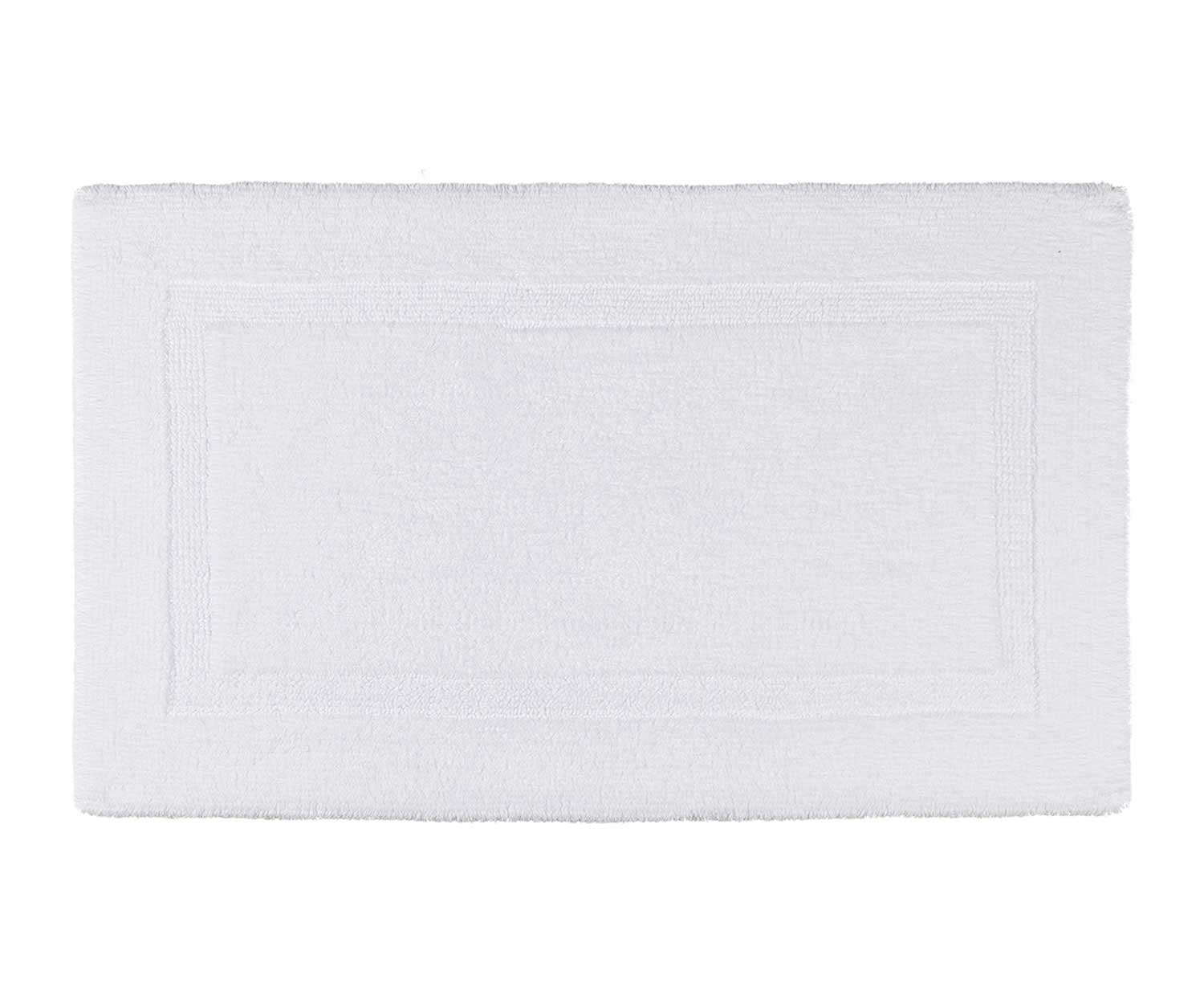 Abyss REVERSIBLE bath rug col. white 100