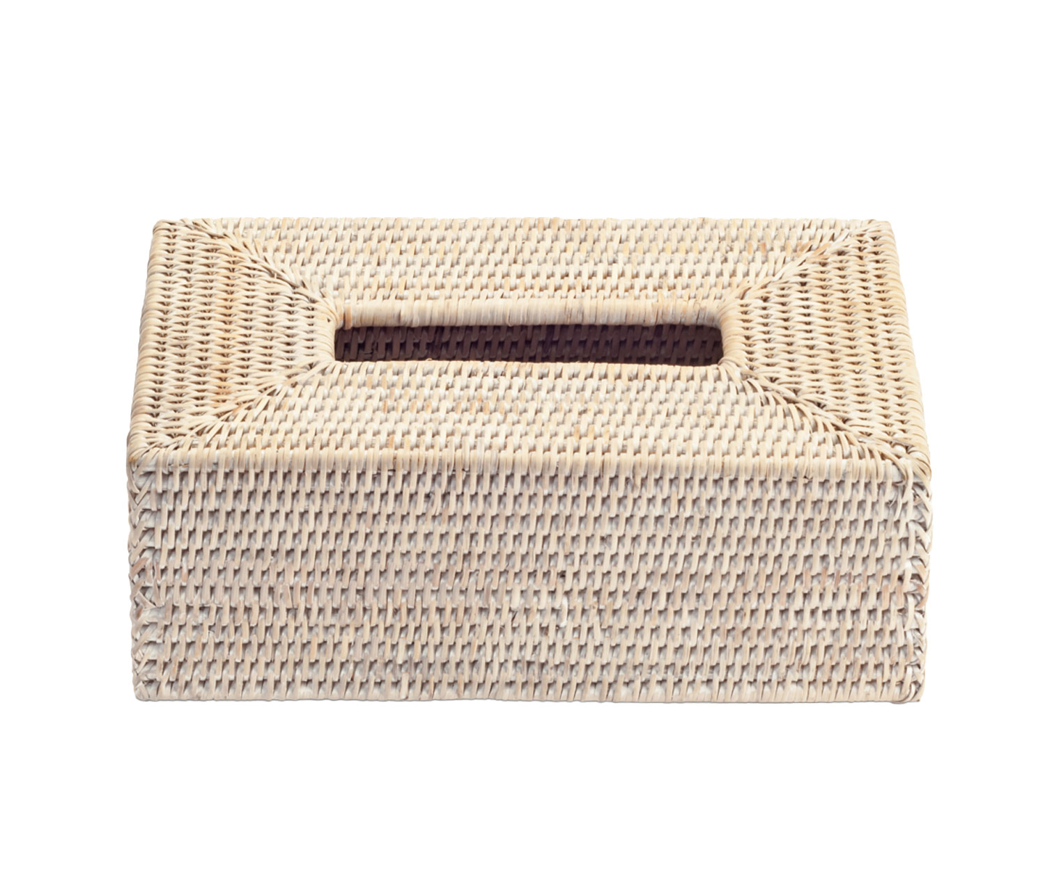 Decor-Walther-Papierbox-hell-b DECOR WALTHER tissue box - rattan light-coloured