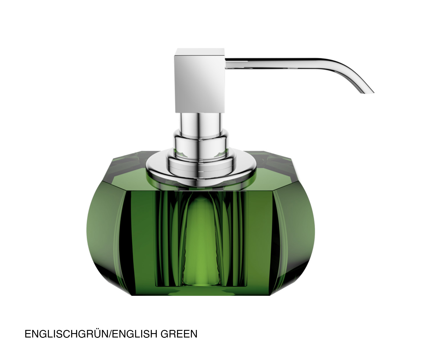Decor Walther KRISTALL soap dispenser english green/chrome