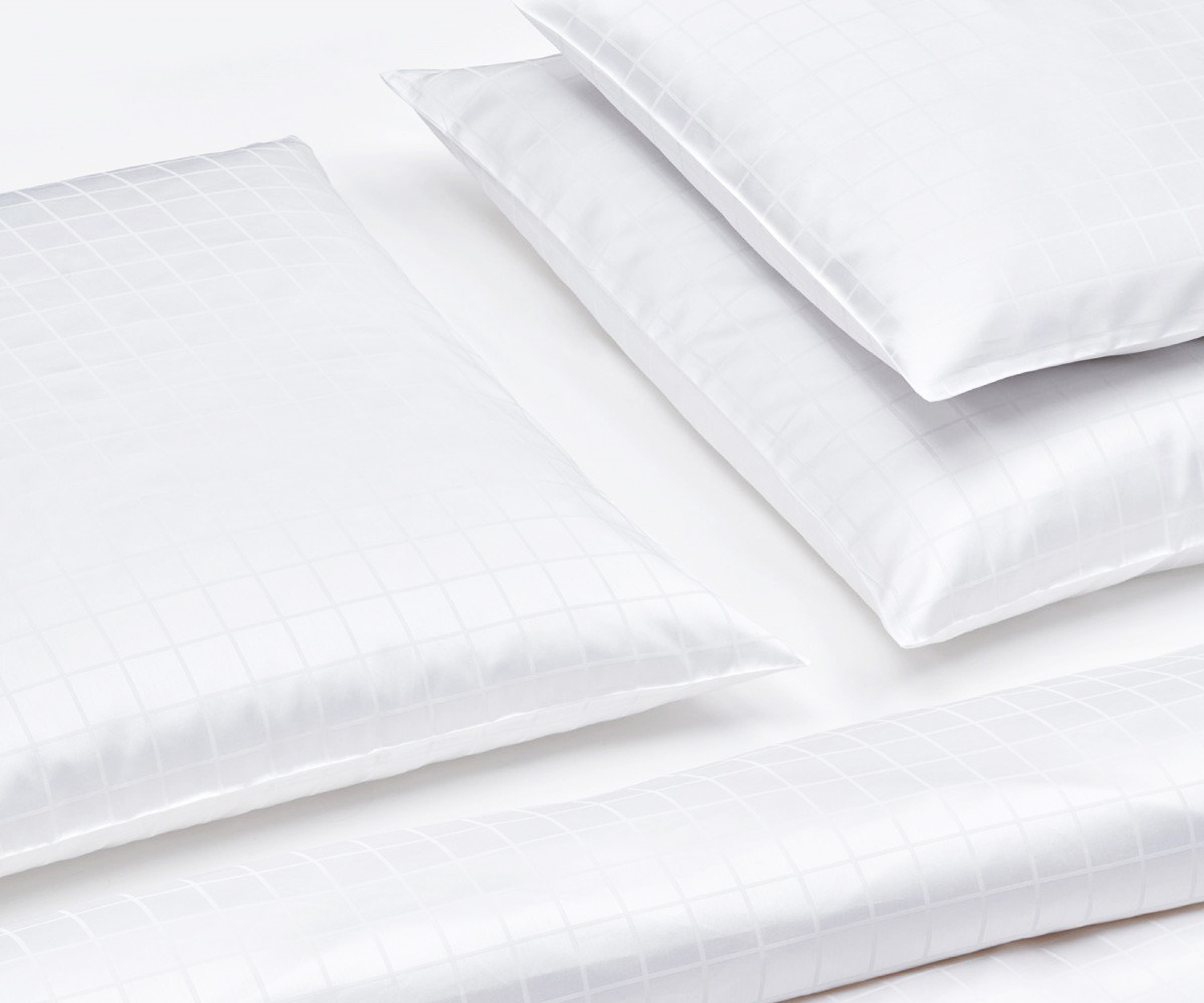 Fischbacher_Bettwaesche_TimesSquare_white-010 Ropa de cama TIMES SQUARE de Fischbacher - satén blanco