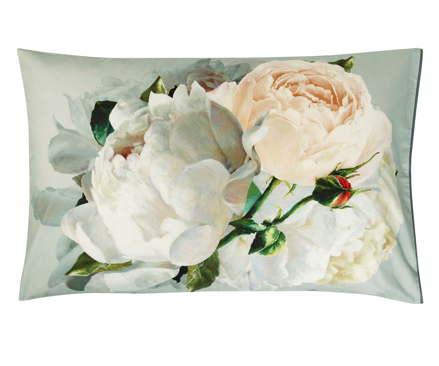 Funda de almohada (Frente) PEONIA GRANDE de Designers Guild - Satén