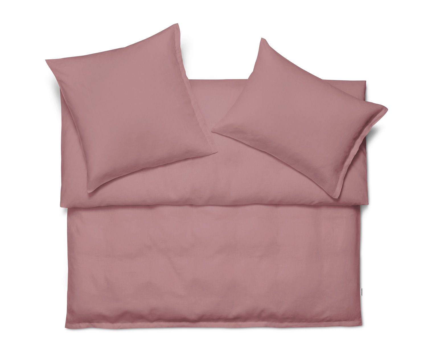 Schlossberg MIRA MAUVE flax bed linen 