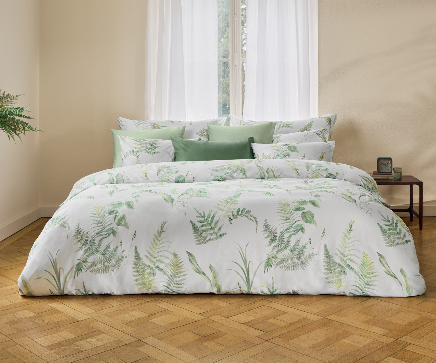 Schlossberg JARO Satin Bed Linen – Botanical Elegance in Luxury Satin