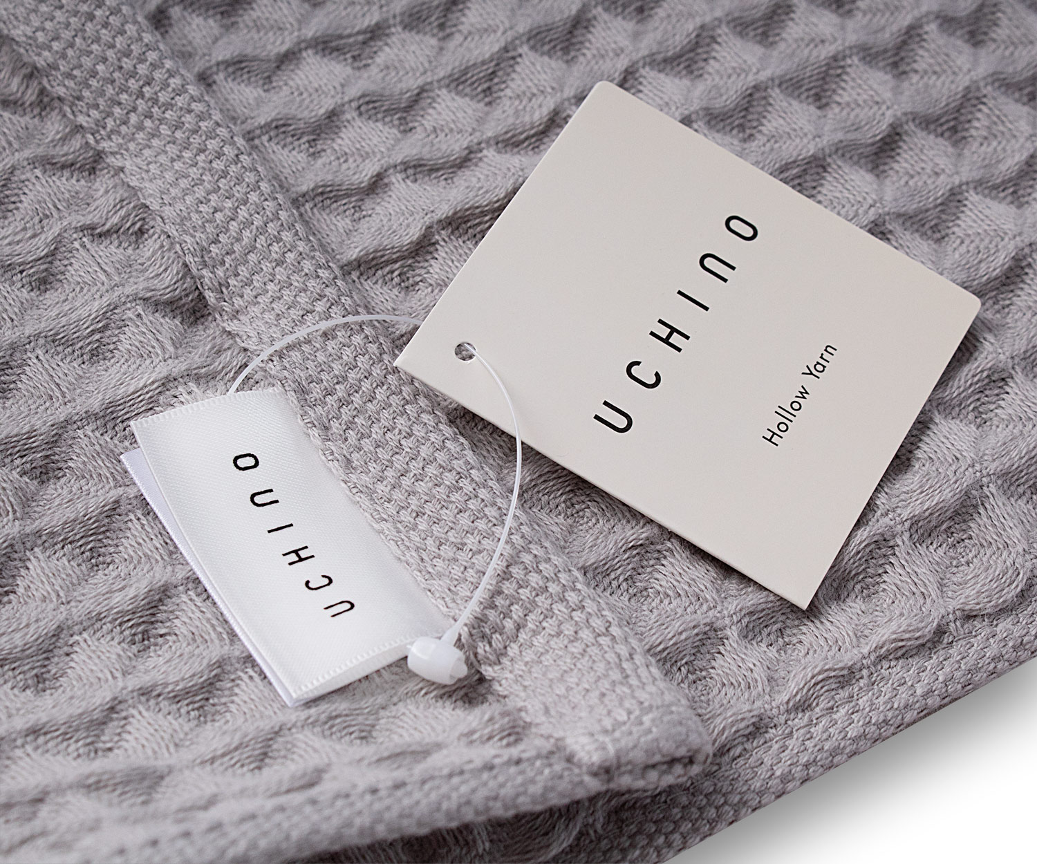 Toallas WAFFLE PIQUE de Uchino col. grey