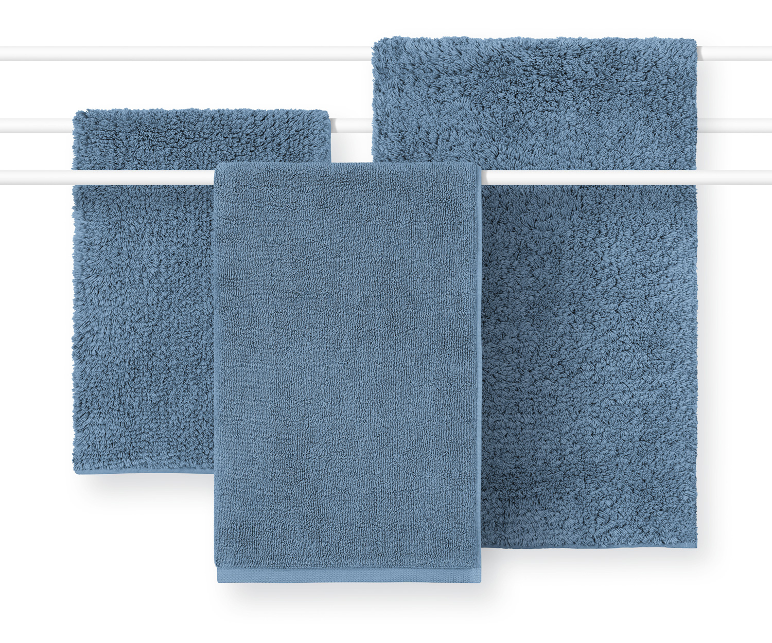 Schlossberg Bathrug COSHMERE GOTS col. azur