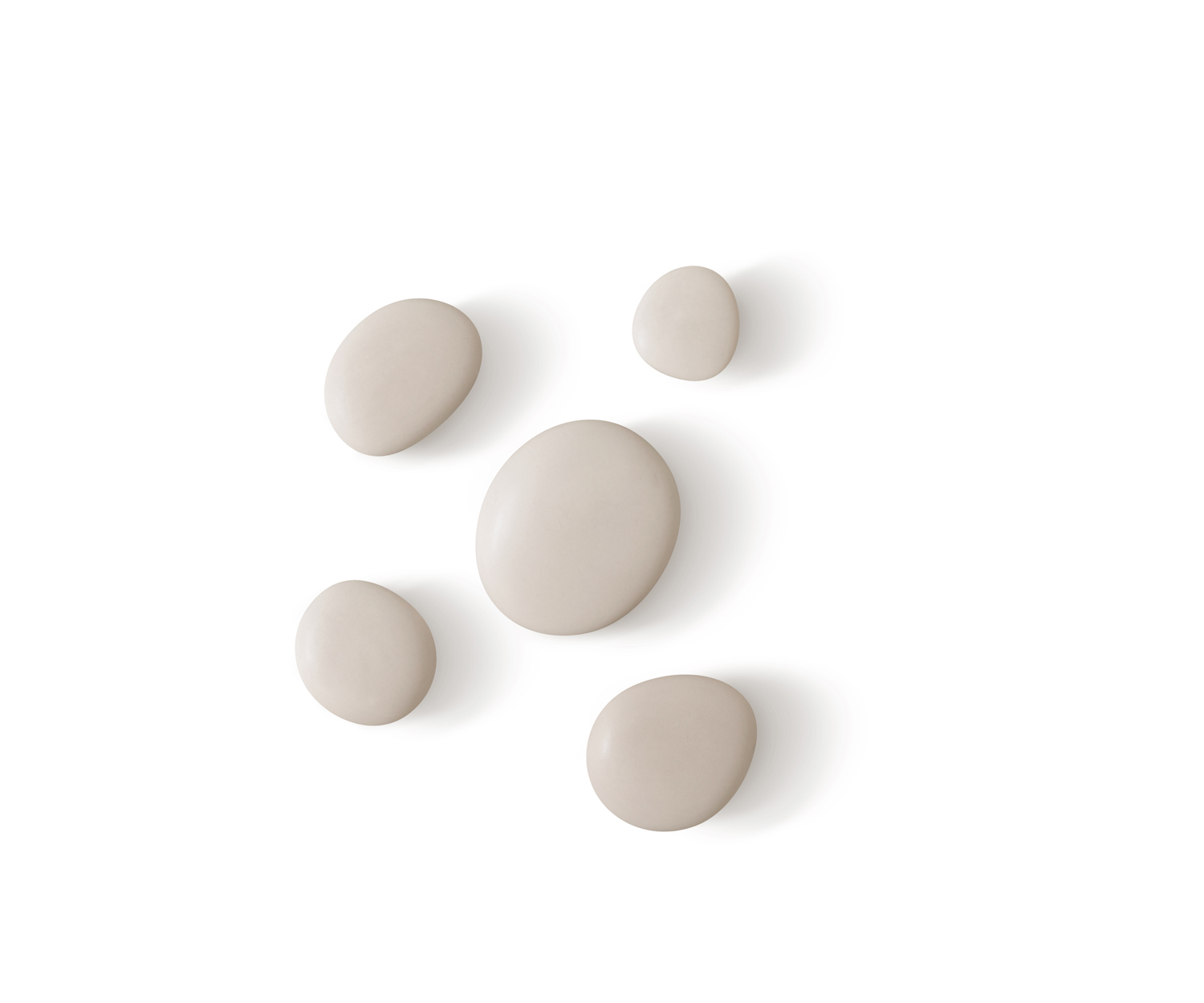 round-MAOMI-HOOKS-I-Set-of-5-sand-grey round-MAOMI-HOOKS-I-Set-of-5-sand-grey