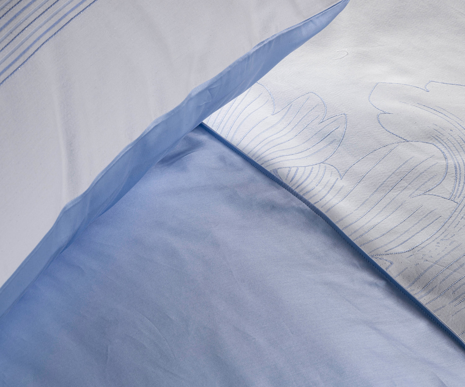 celso-EXQUISE-360-pillow EXQUISE - Jacquard Bettwäsche col. 360 Sky Blue