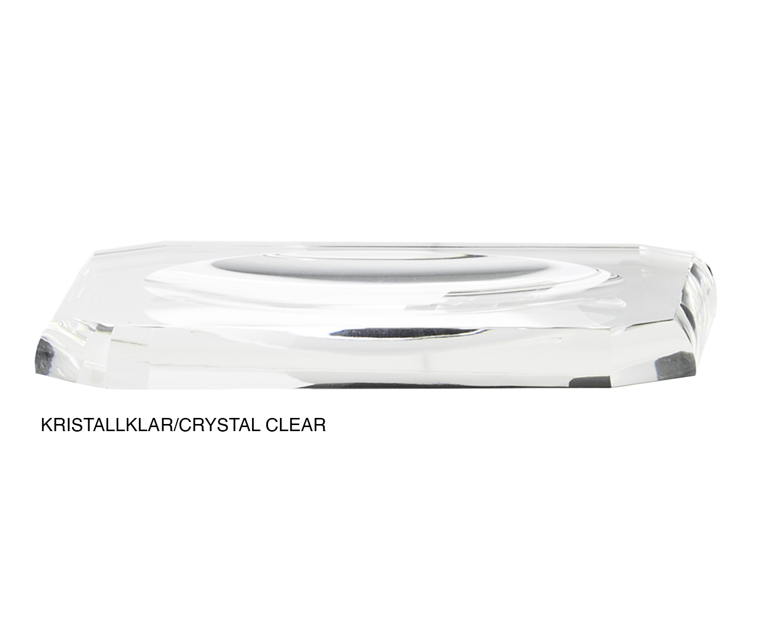 Bandeja para peines KRISTALL de DECOR WALTHER col. Crystal Clear