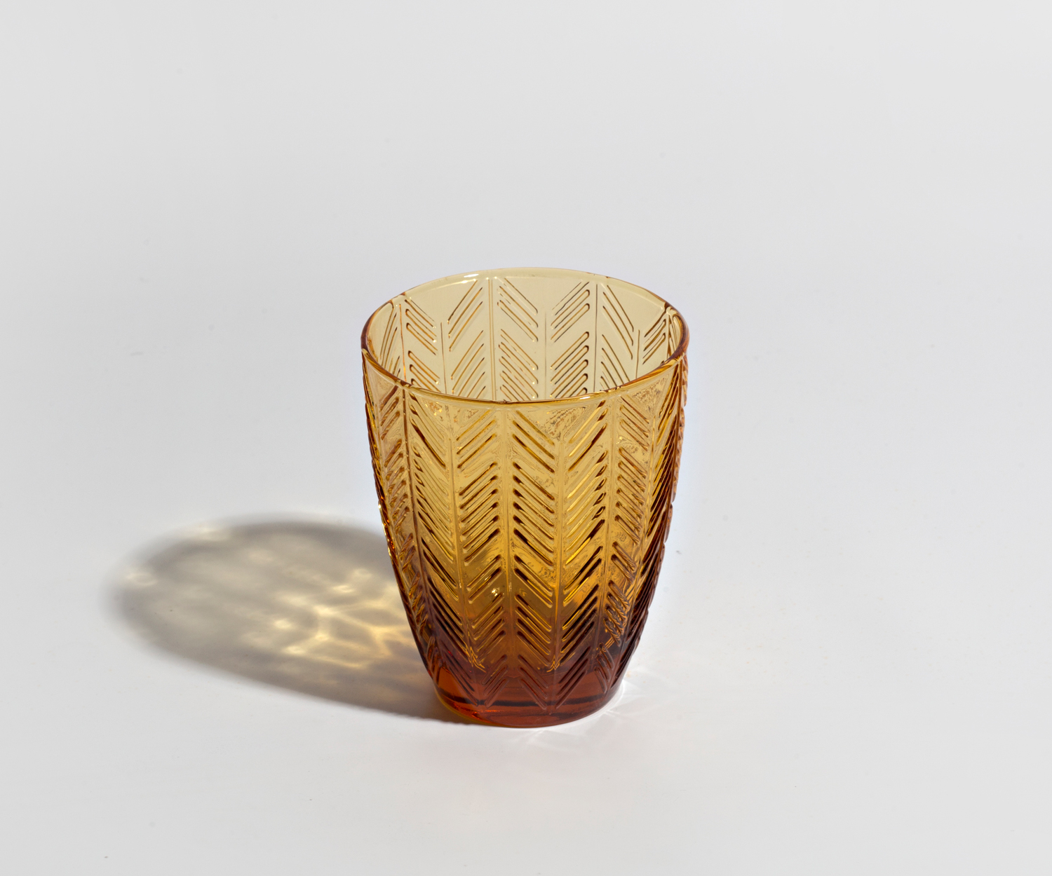 Missoni-ZIG-ZAG-AMBER-GLASS_Water-Glass Missoni Vaso de Agua ambra - Set de 6