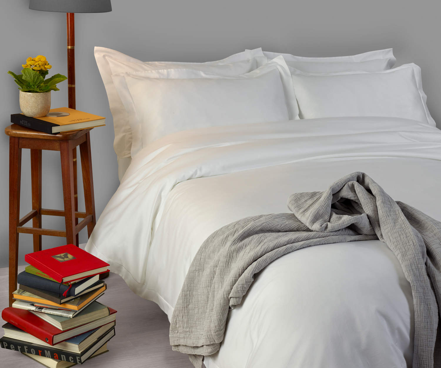 Amalia-ACL45033-solid Amalia ropa de cama SUAVE 430TC blanco