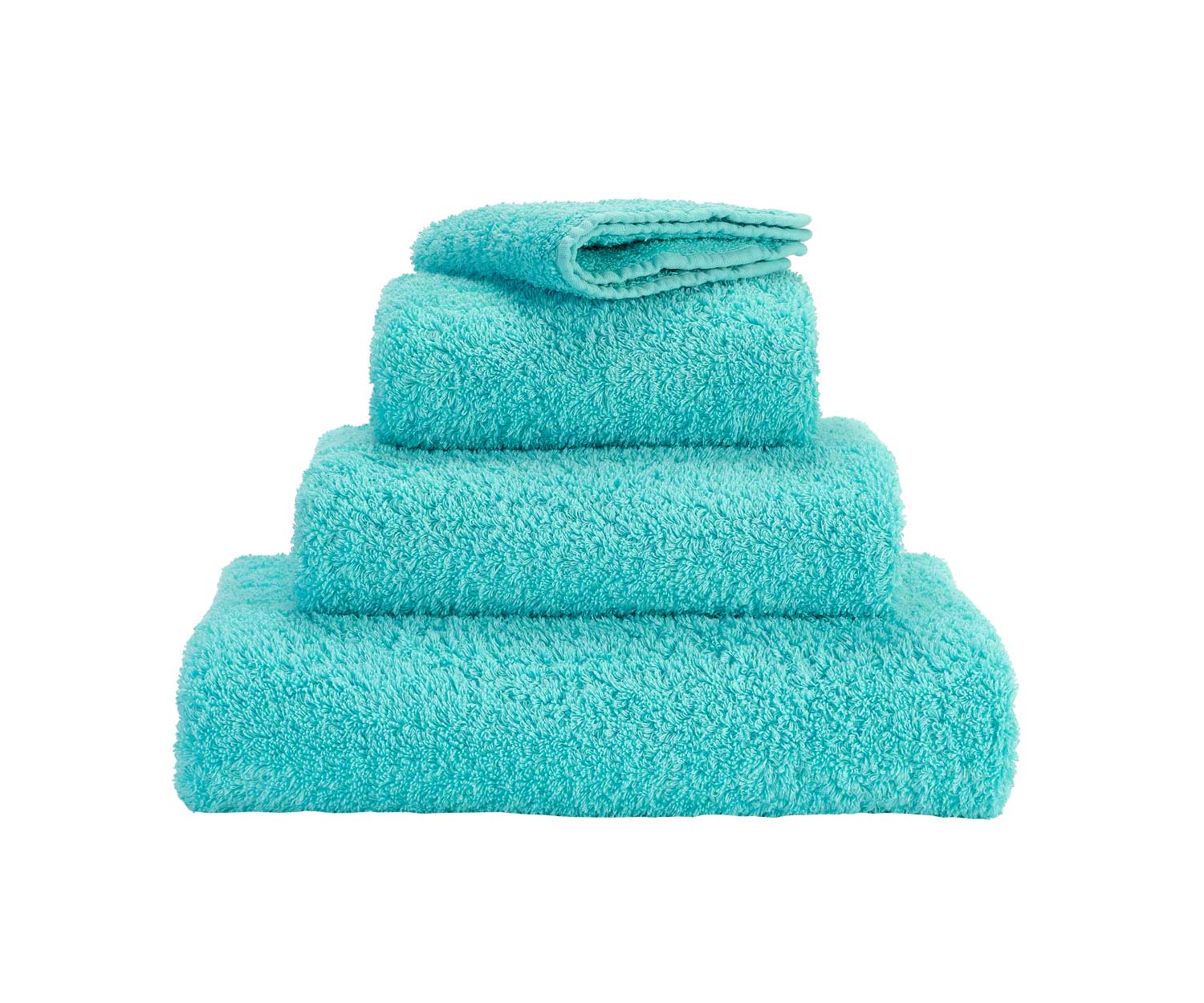Toallas SUPER PILE de Abyss col. 370 turquoise
