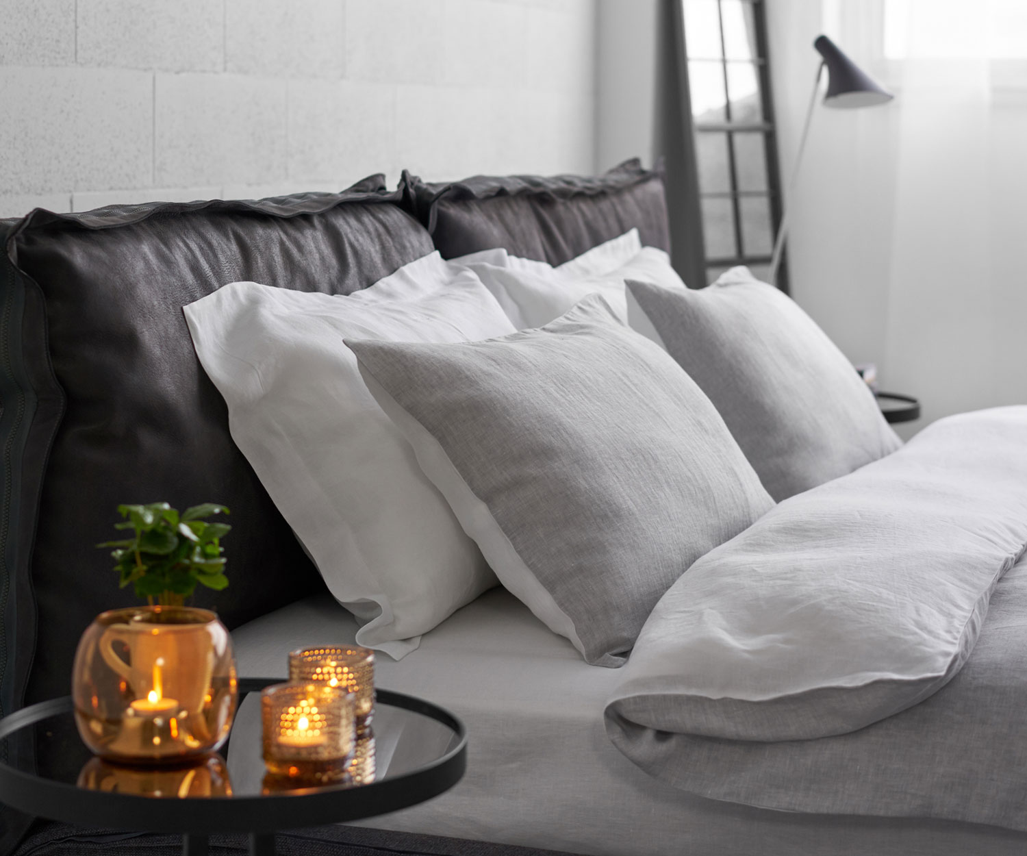 Ropa de cama reversible de lino ARDEA de Genix