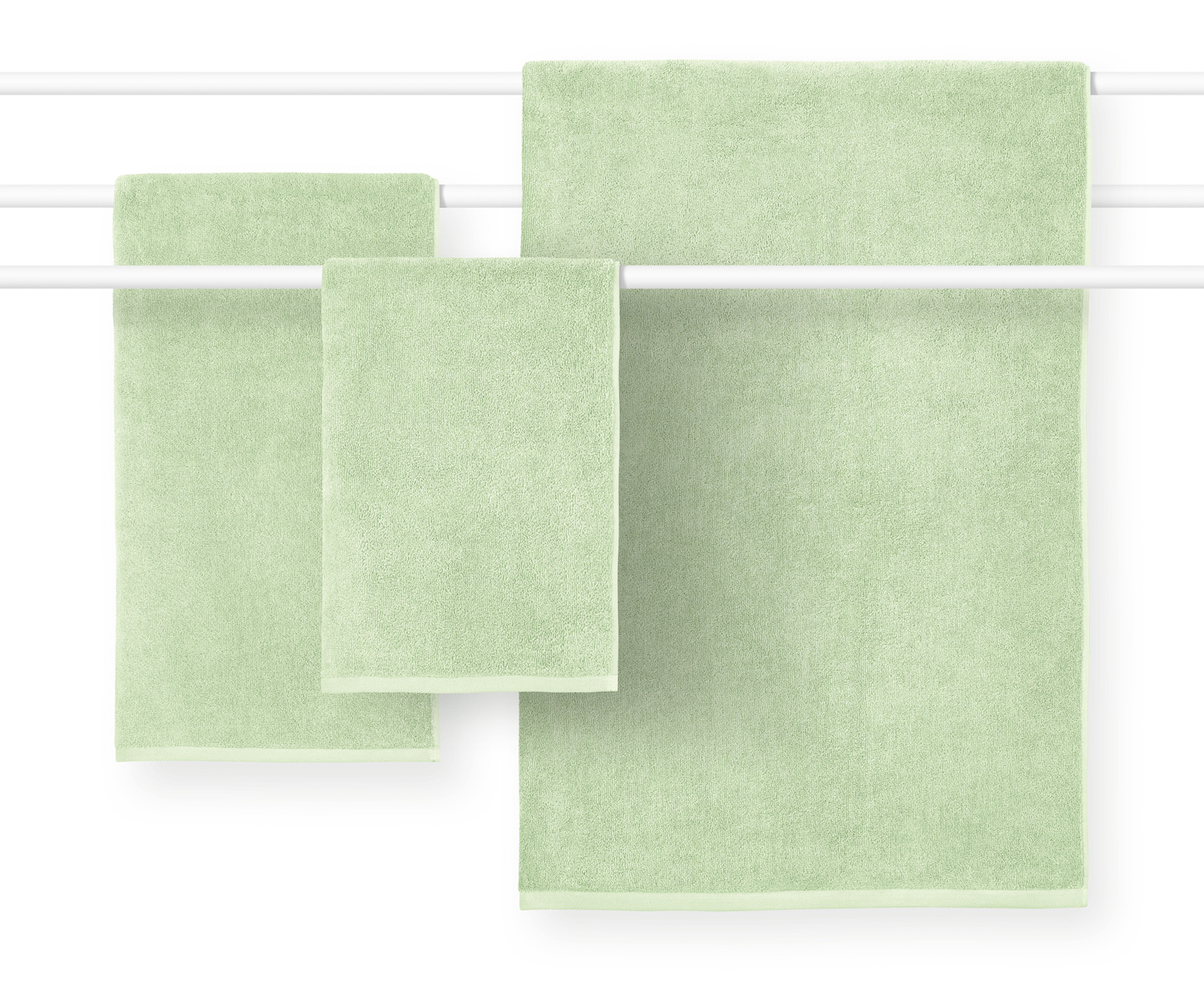 Toallas COSHMERE GOTS de Schlossberg col. jade Toallas COSHMERE GOTS de Schlossberg col. jade
