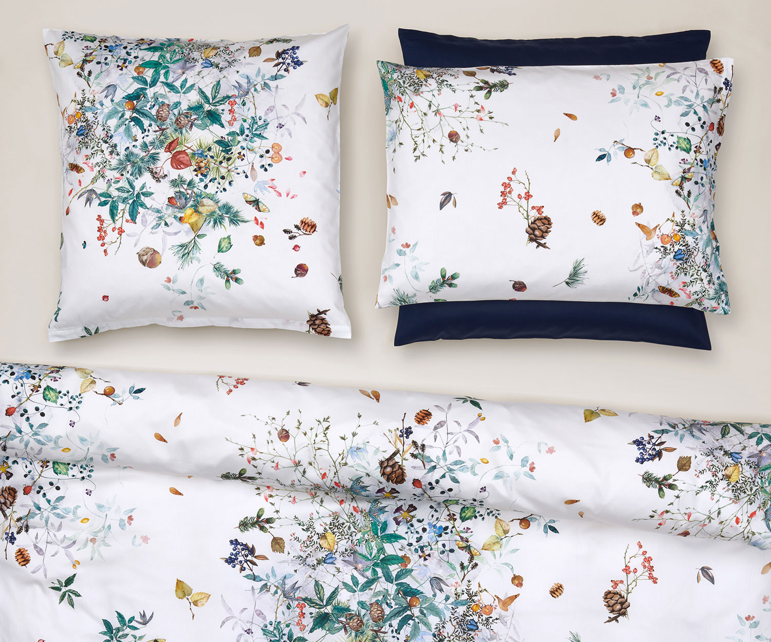 Ropa de cama WINTERWALD de Fischbacher - Satén