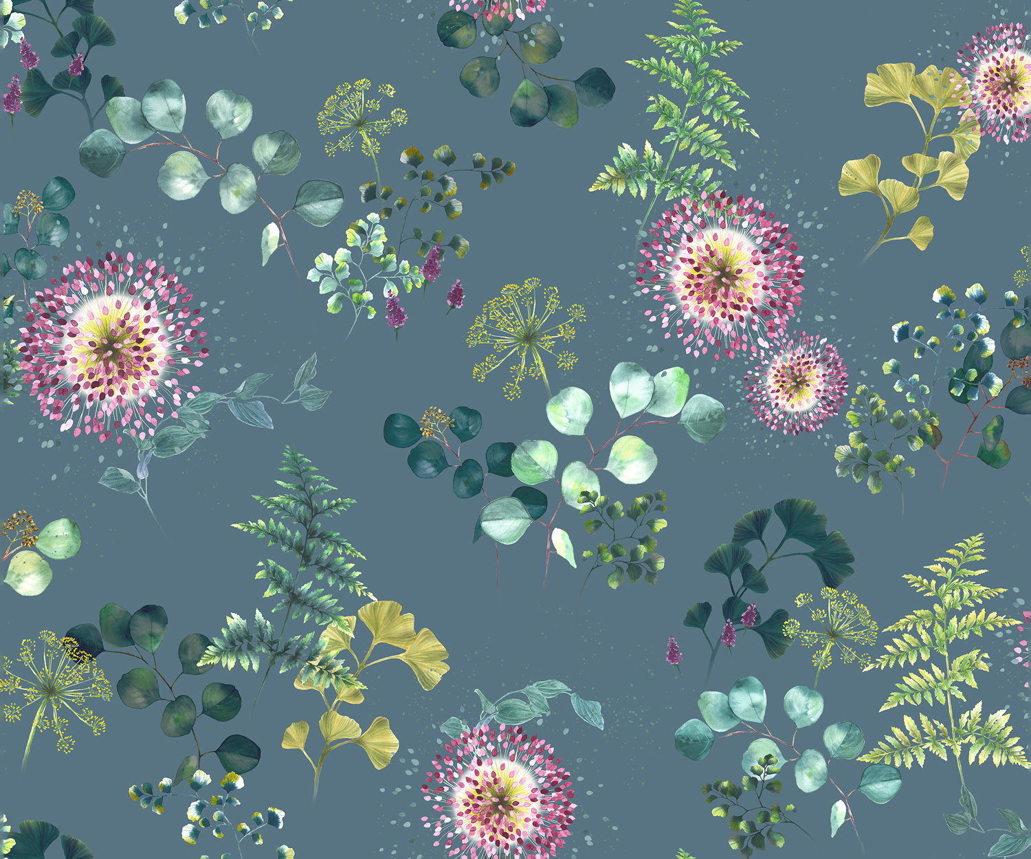 SB_NELE-vert-Muster Schlossberg ropa de cama NELE vert