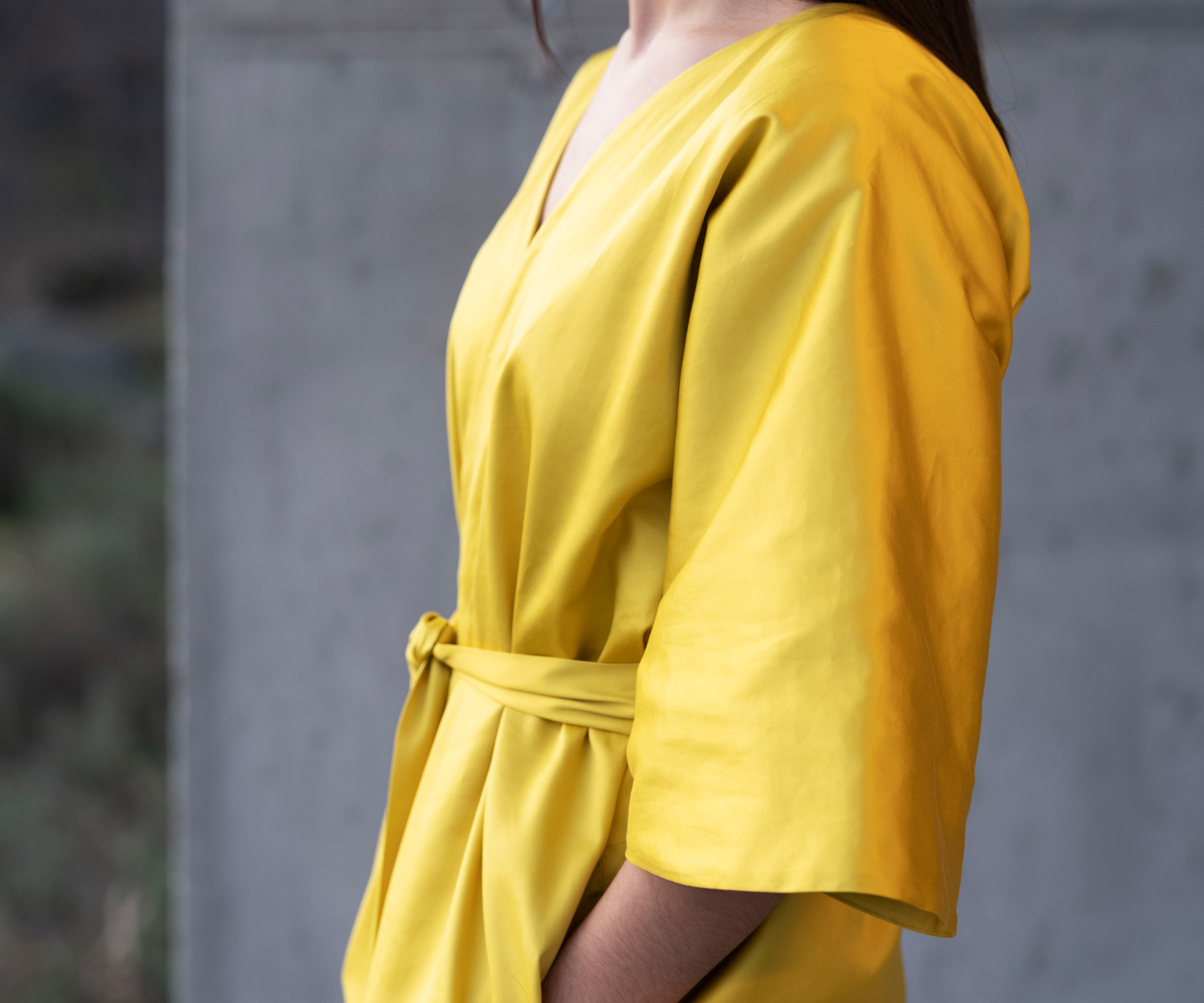 Celso-NARA-Hausmantel Bata NARA en satén Secret 700 TC de Celso de Lemos