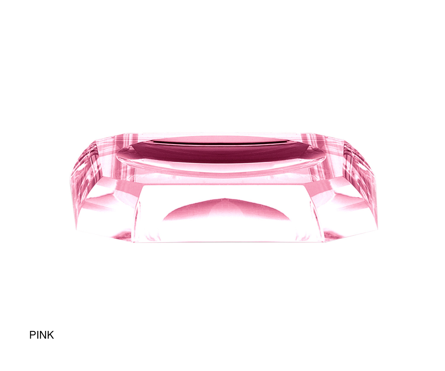 Decor Walther KRISTALL soap dish pink