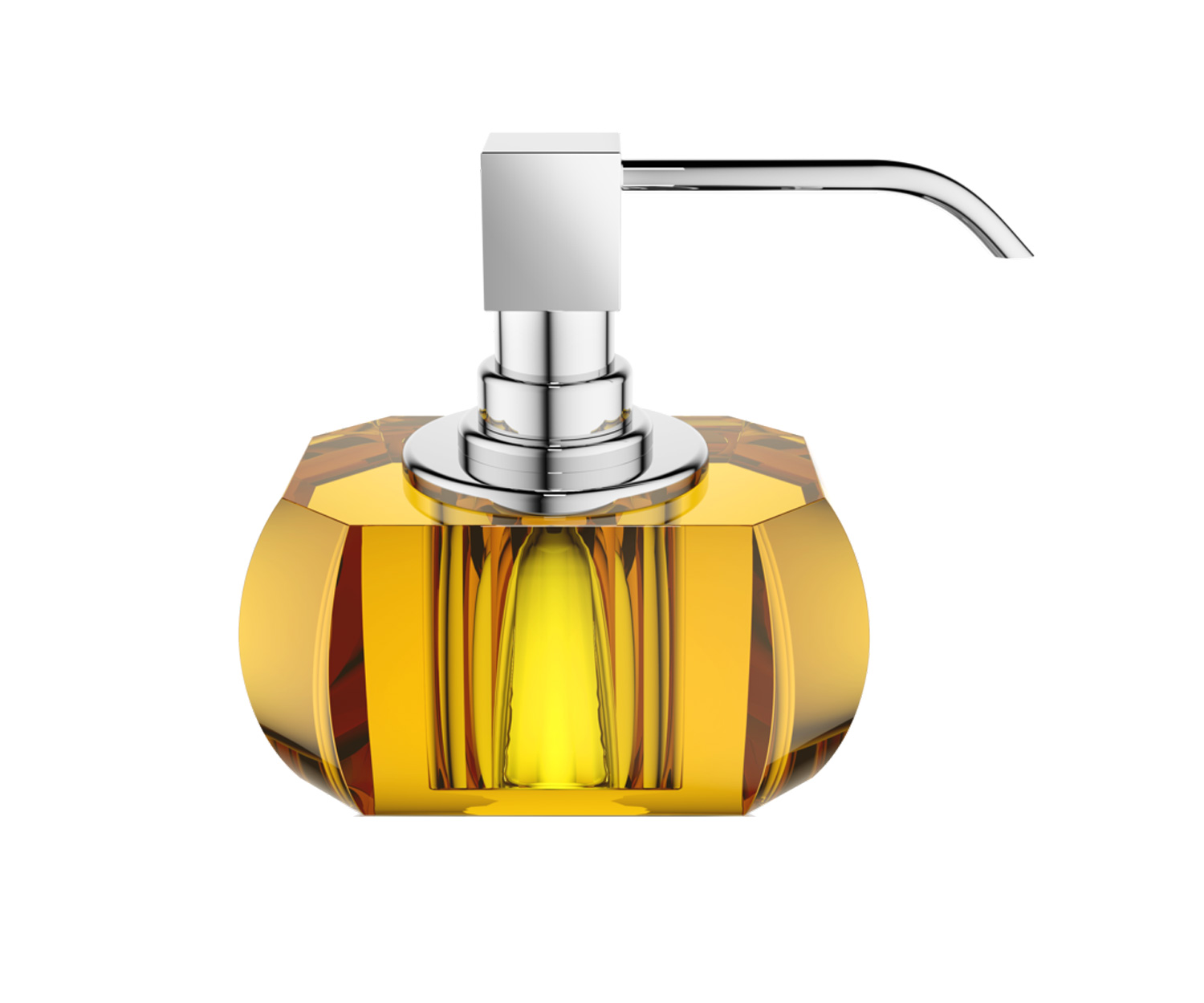 Decor_Walther_Seifenspender_Kristall_amber_chrome3UPaLOlV7MCwu Dispensador de jabón KRISTALL de DECOR WALTHER en 6 colores