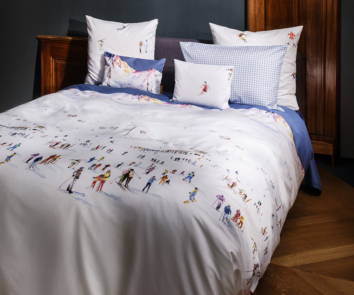 Christian Fischbacher SKI & ENGADINA – Ropa de cama de lujo inspirada en los Alpes Suizos