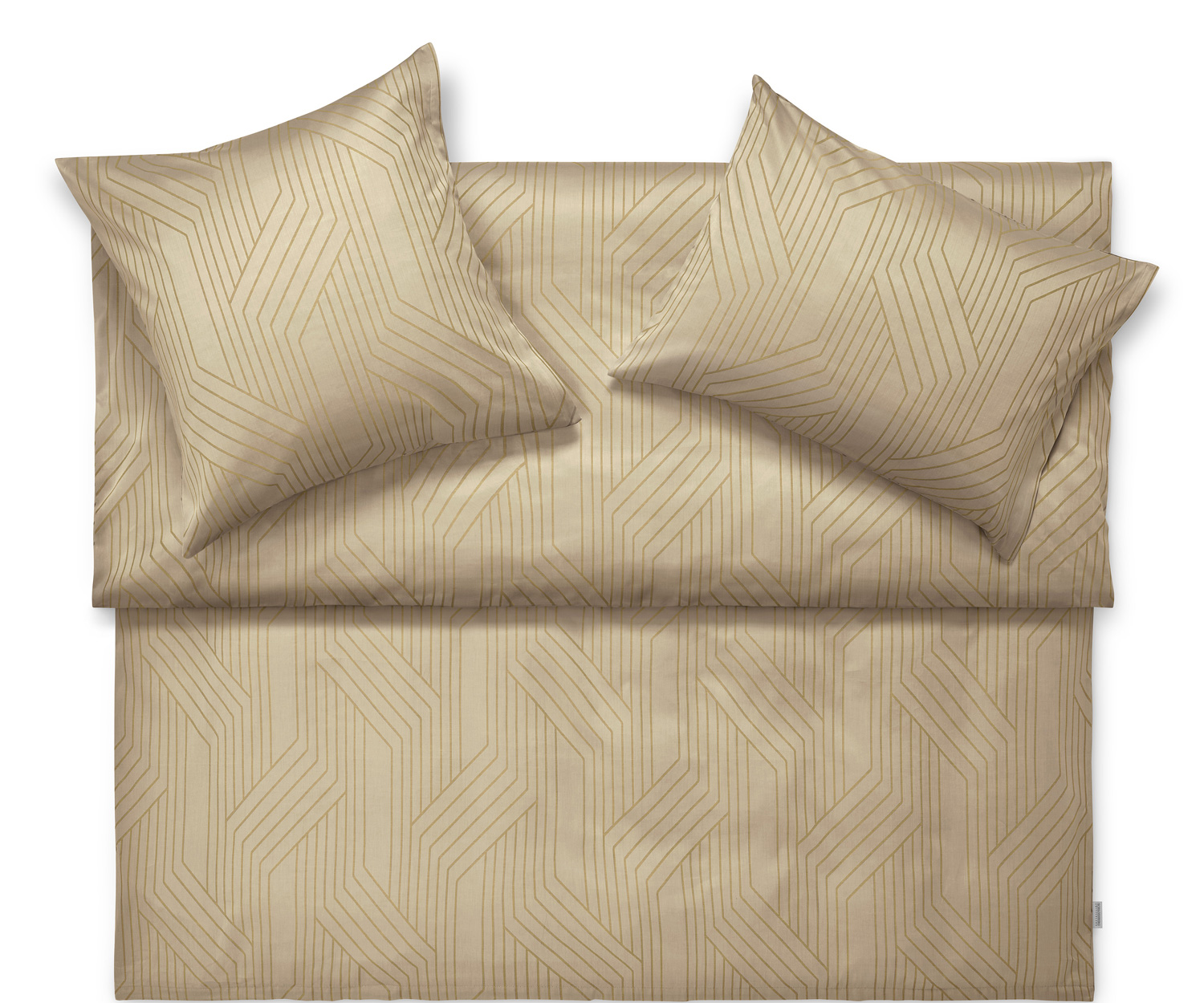 Schlossberg ENNIO col. canne – elegante ropa de cama de algodón Jacquard