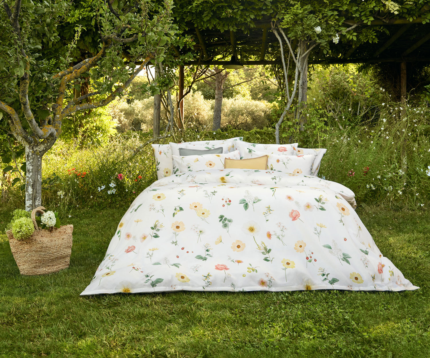 Schlossberg-Bettwaesche-ZINNIA-blanc Schlossberg ropa de cama ZINNIA Jersey