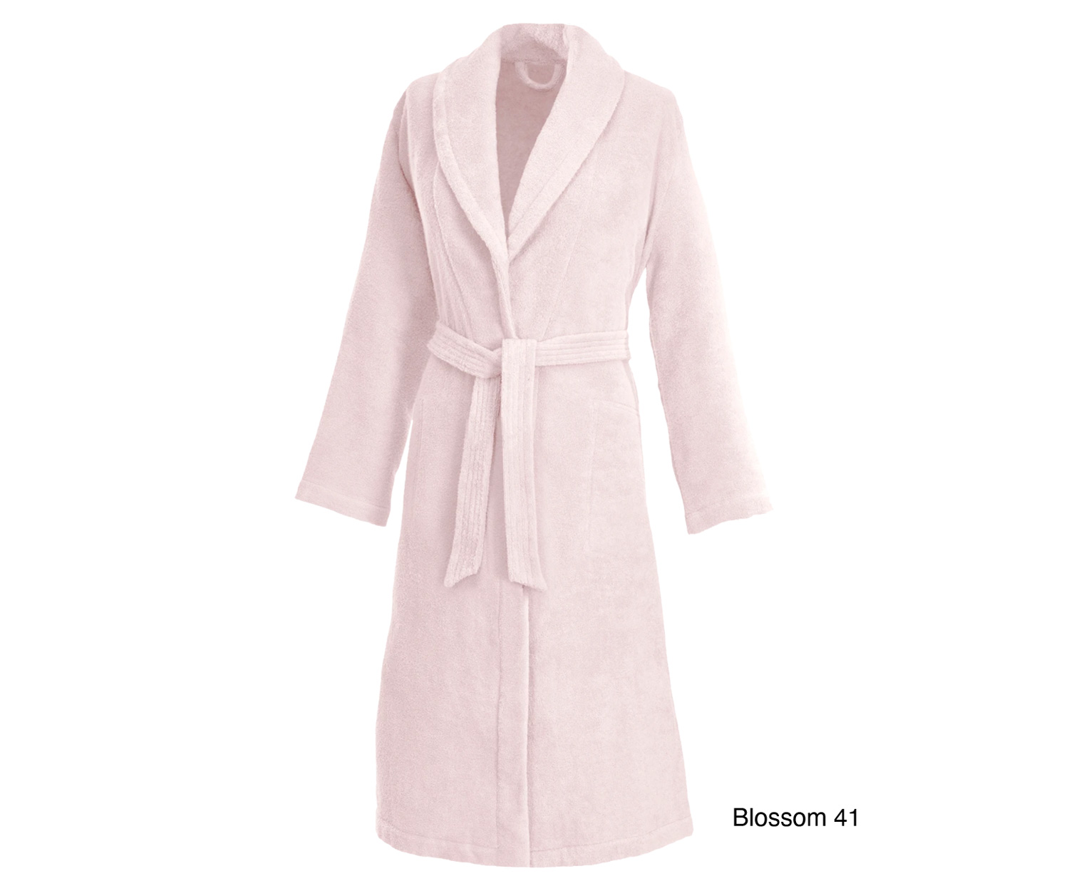 Weseta ladies bathrobe with shawl collar col. 41 blossom