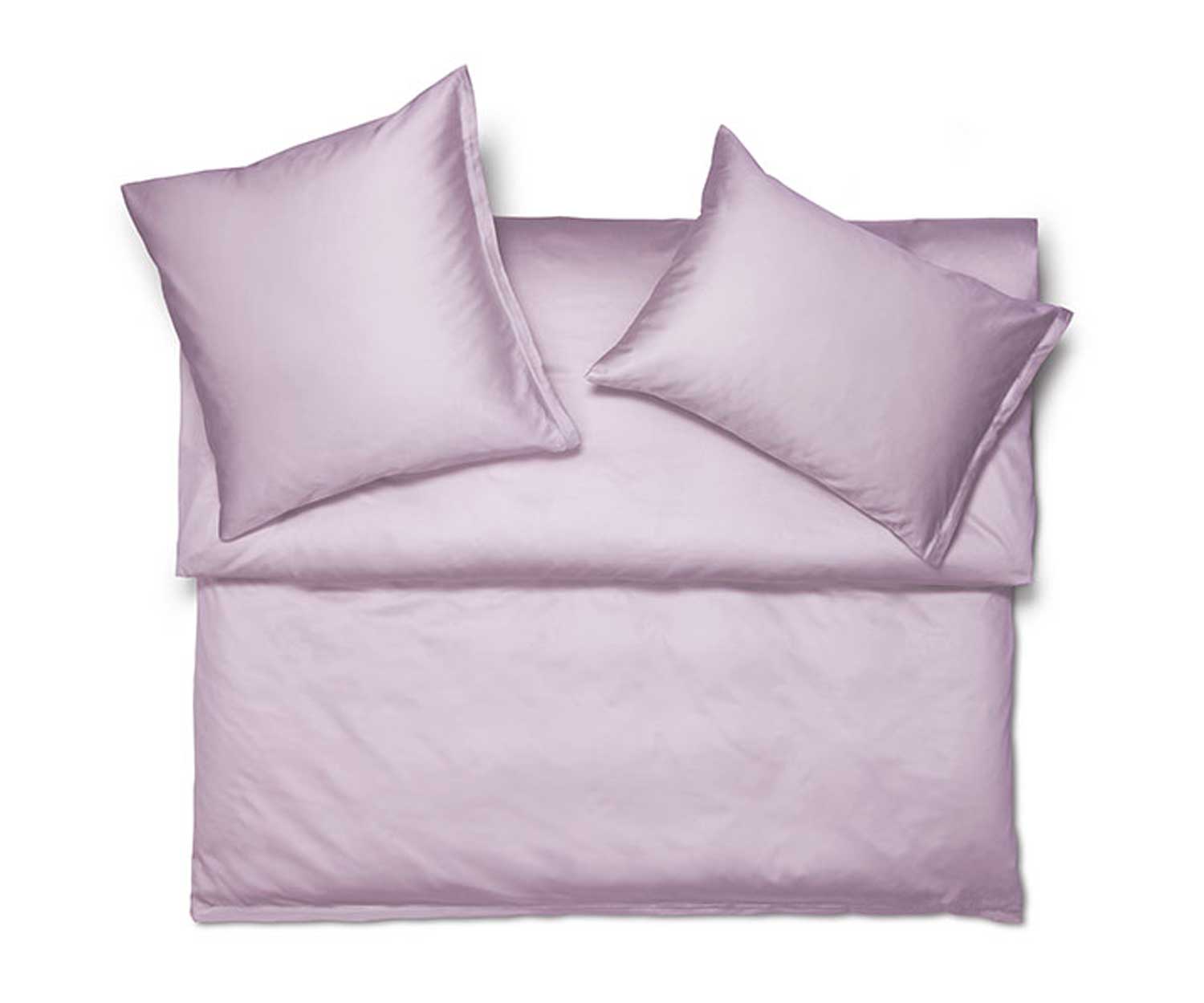 Satin-mauve Schlossberg bed linen JERSEY ROYAL MAUVE