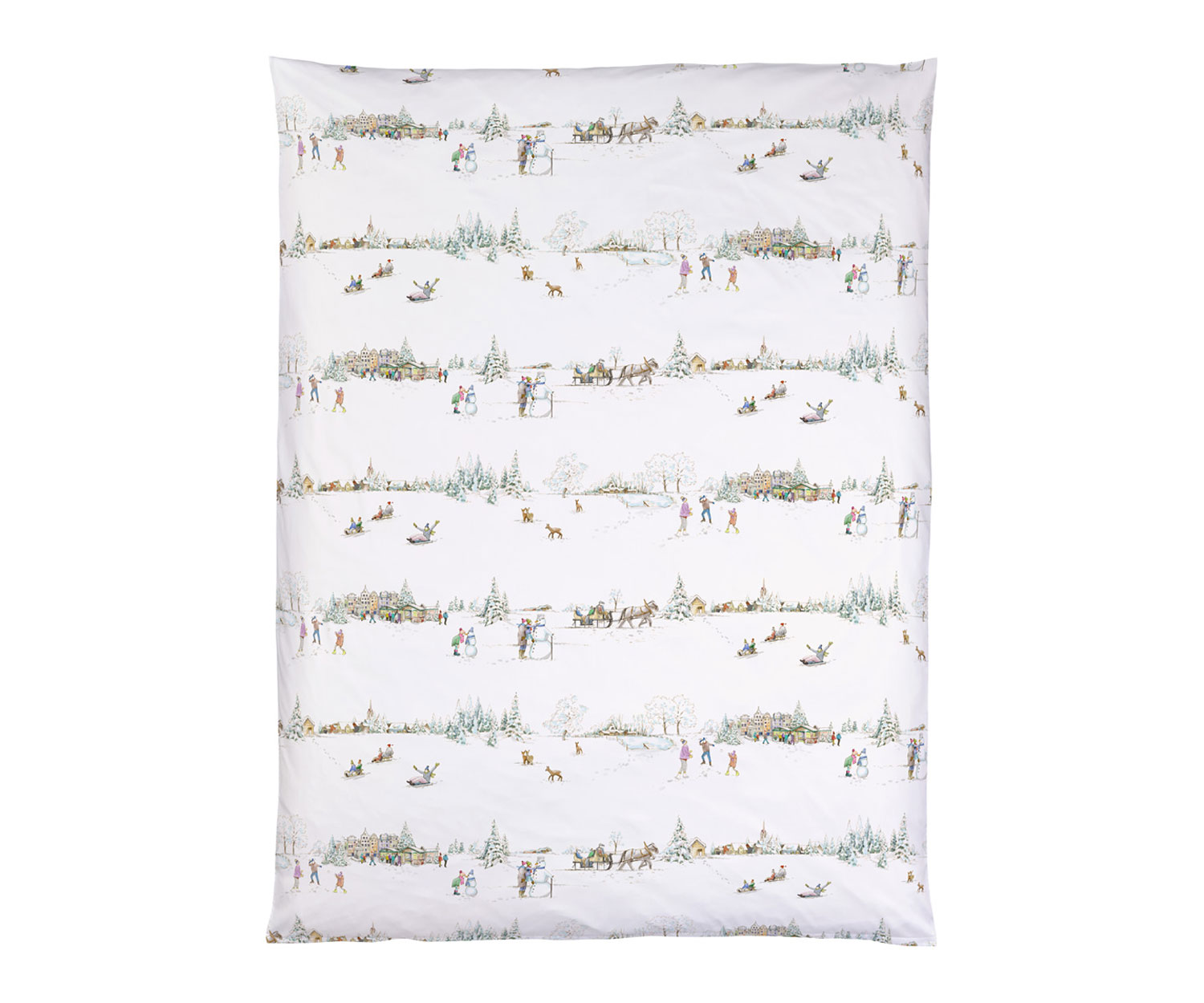 Fischbacher_Deckenbezug_Winterwonderland Fischbacher WINTERWONDERLAND Ropa de cama de Satén