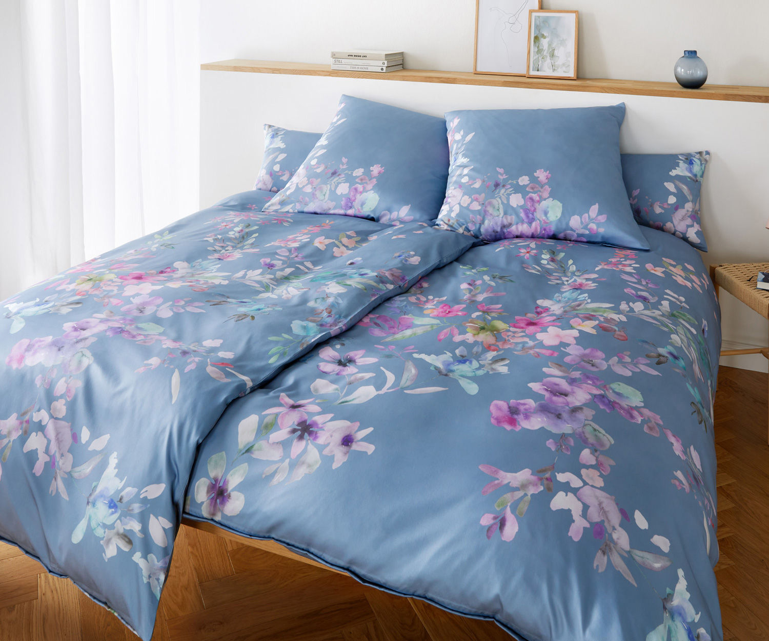 Ropa de cama AMAZING JERSEY col. Rauchblau