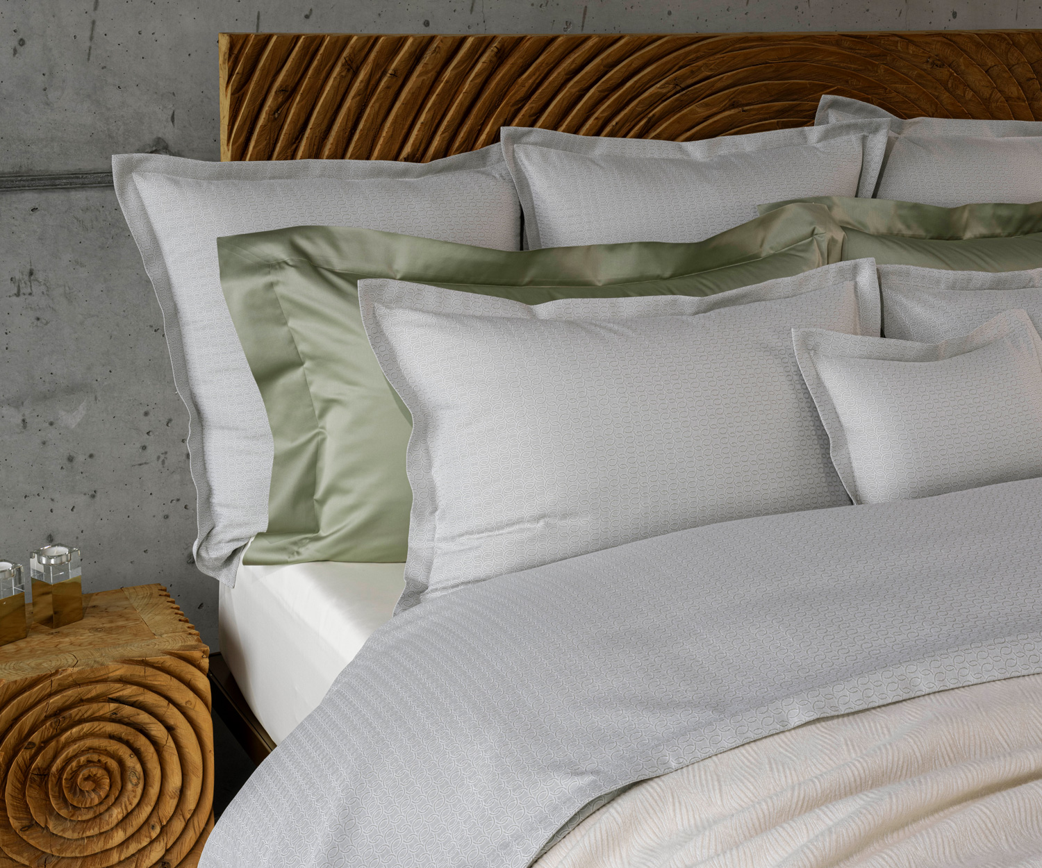 Celso-BIJOUX-Marc BIJOUX - Jacquard Bettwäsche in 2 colorits von Celso de Lemos