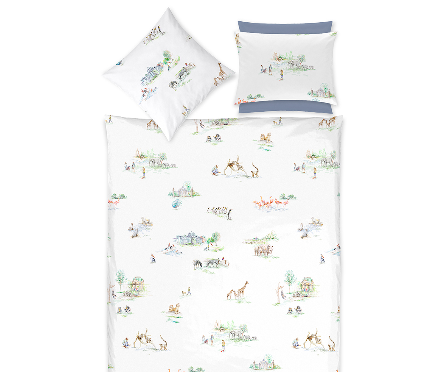 Fischbacher SATIN ZOO – Ropa de cama de lujo inspirada en el mundo animal