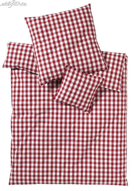 Ropa de cama QUADRO de Elegante col. bordeaux 