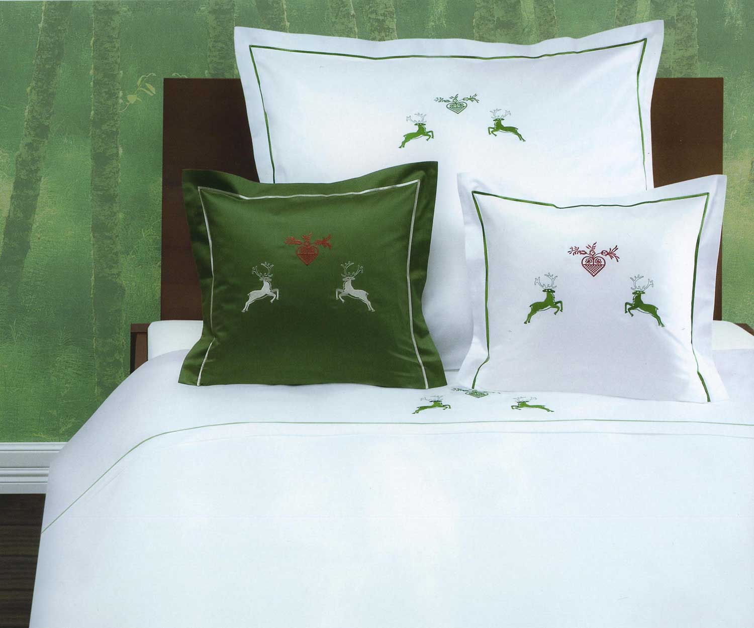 HirschHzLJQIInMGMA6 Ropa de cama HIRSCH de Graser - Satén