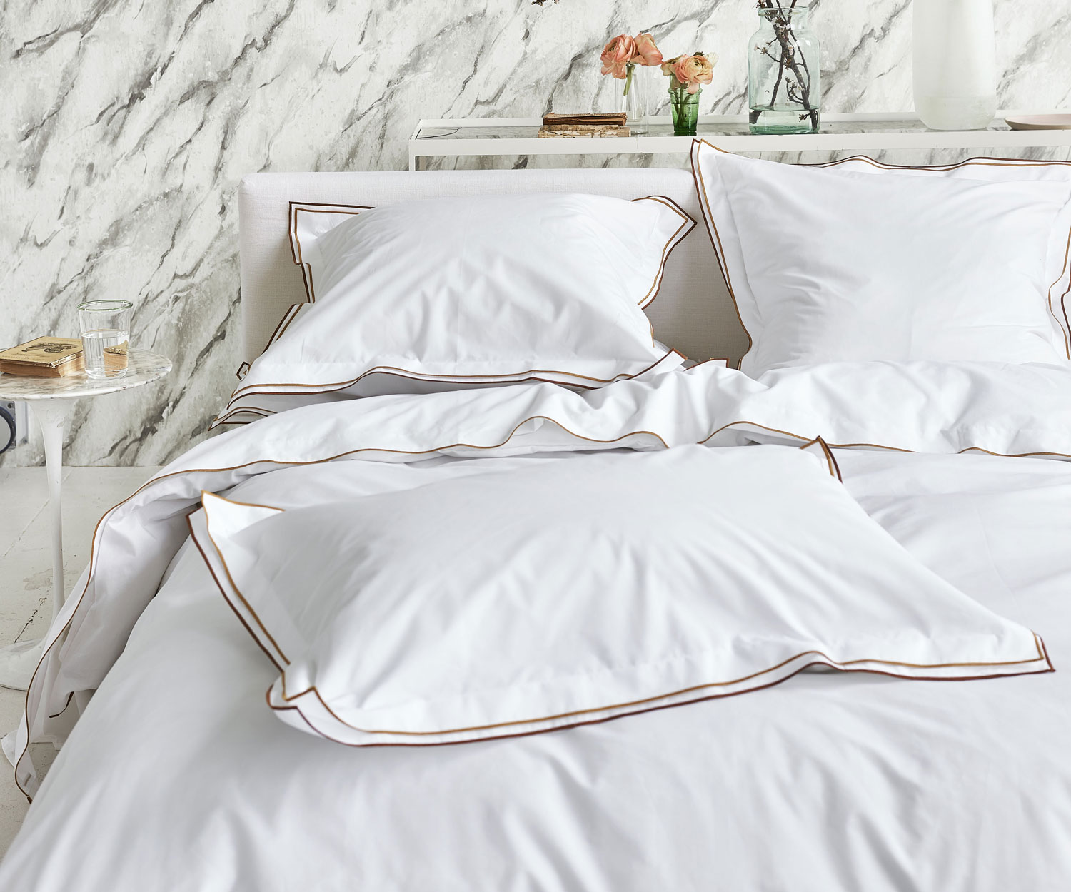 Ropa de cama ASTOR de Designers Guild - Chestnut & Ochre