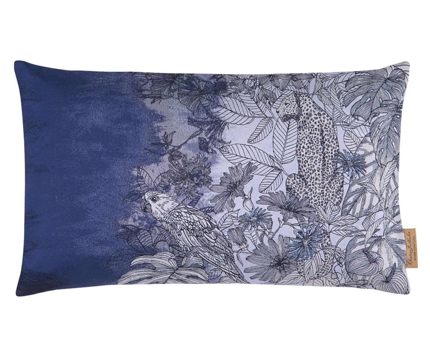 Fischbacher-Zierkissen-Z14_491_Blue_Hour_K50_30R_front Cojín decorativo Fischbacher BLUE HOUR