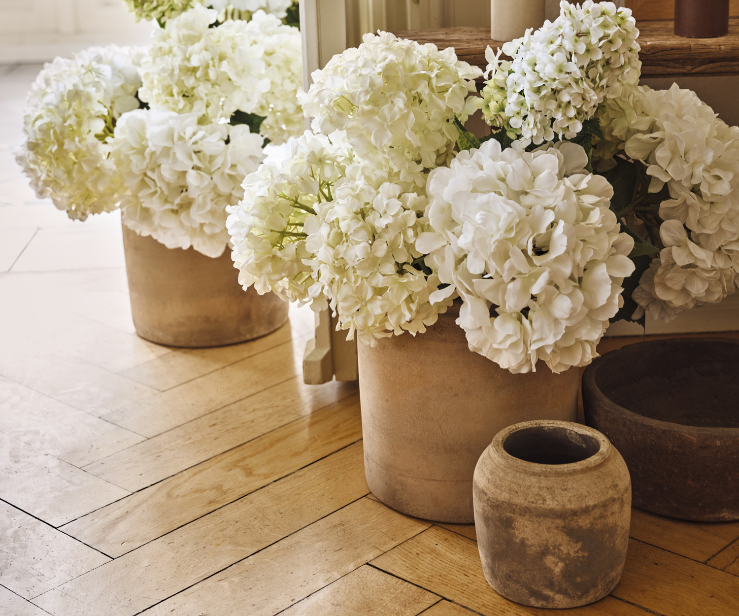 Schlossberg HORTENSIA miel Satin Bed Linen – The Timeless Beauty of Hydrangeas