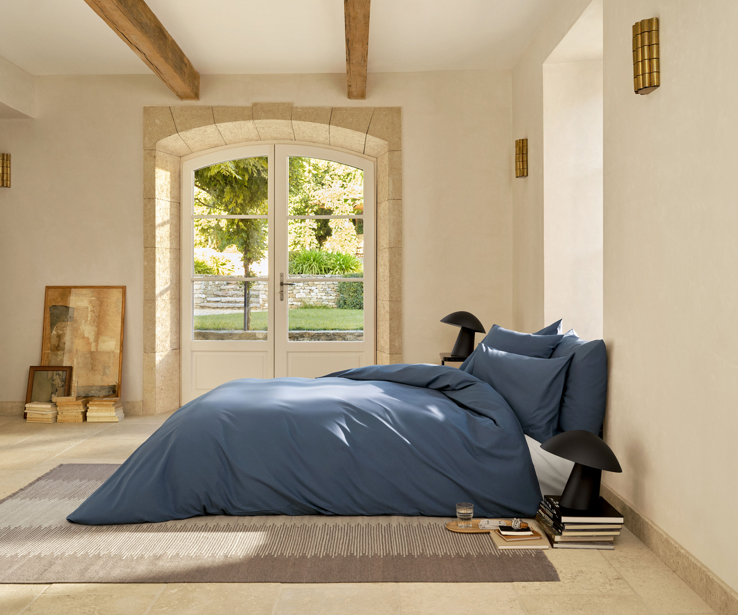 Schlossberg_Fru-hjahr_BEN Schlossberg ropa de cama BEN de color tinta